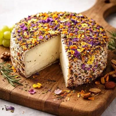 Tomme aux fleurs